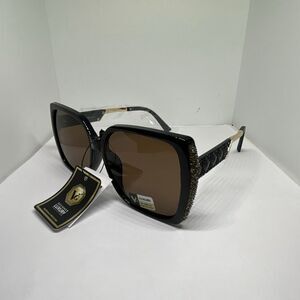 VG Bling Designer Luxury Oversized Square Sunglasses NWT UV400 Protection